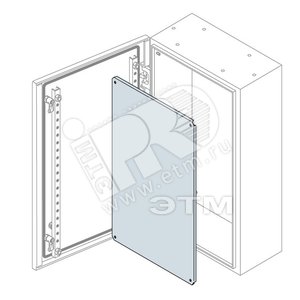 Плата монтажная нерж.ст. 500х500мм ВхШ | PF5050 | ABB