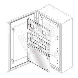 Комплект для модульного оборудования 25 модулей 185х600мм нержавеющая сталь