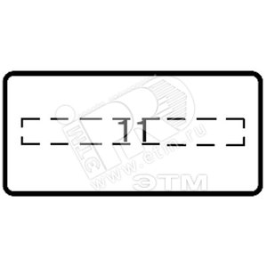 Шильдик MA6-1044 с текстом Start | 1SFA611930R1044 | ABB