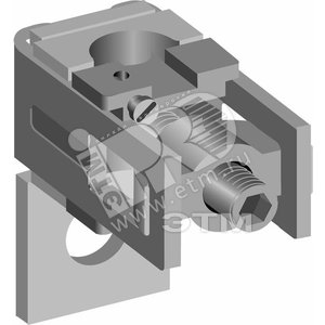Комплект кабельных зажим OZXB7L для подключения кабеля Al/Cu 1х(120..240) комплект = 3 зажима | C1SCA022185R7130 | ABB - ABB