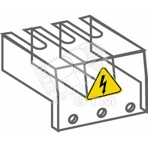 Крышка клемная OTS40T3, OT16-40F3, FT3 | C1SCA105317R1001 | ABB
