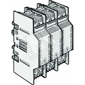 Держатель предохранителей 3п до 400А - ABB