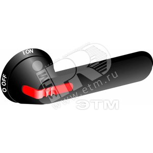 Ручка OHB125J12E011-RUH (черная) с символами на русском ОT315..800E_C | 1SCA100237R1001 | ABB