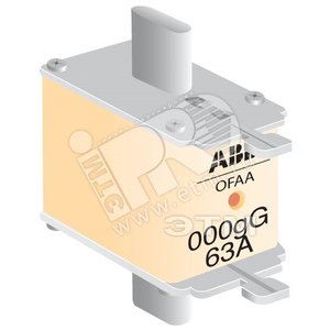 Предохранитель OFAA000GG16 16A тип gG размер000, д - ABB