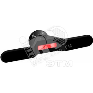 Ручка управления OHB200J12P-RUH (черн) для упр через дверь рубил. ОТ1000..2500 | 1SCA102574R1001 | ABB - ABB