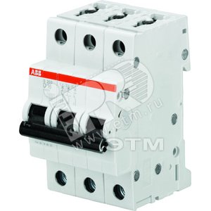 Выключатель автоматический трехполюсный S203M 32А D 10кА (S203M D32) | 2CDS273001R0321 | ABB - ABB