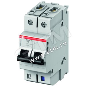 Выключатель автоматический двухполюсный (1п+N) S401M 10А B 10кА (S401M-B10NP) | 2CCS571103R8105 | ABB - ABB