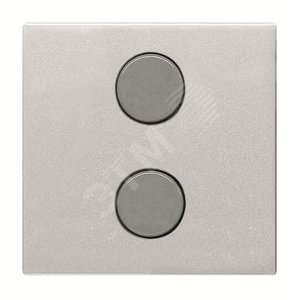 Центральная плата 2-кнопочная free@home Zenit серебряный (SR-2-N2PL) - ABB