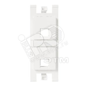 Суппорт для 2-х информационных разъёмов типа Keystone и AT&T | T1018.2 BL  | 2CLA101820T1001 | ABB - ABB