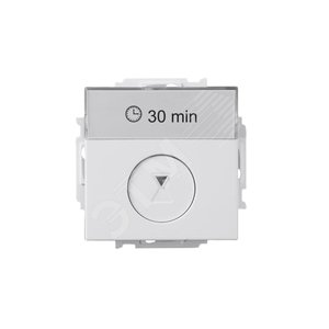 Выключатель с таймером 16А 230В, Impressivo, белый
