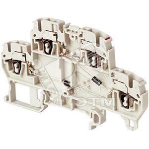 Клемма пружинная D2.5/5. DE1.D.L 2.5мм.кв. - ABB