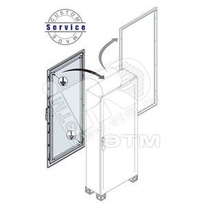 Дверь задняя двойная 1400х1000мм (TC1410DKMT)