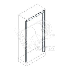 Стойка для фиксации панелей 19 дюймов H=2000мм (2шт) (TK2000)