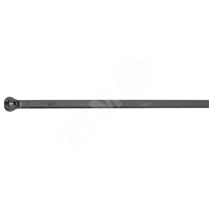 Стяжка кабельная блокирующий зуб УФ-з черный TYC527MX (50шт) (TYC527MX)