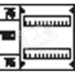 Пластрон глухой 1ряд/2 рейки - 150мм | AG212 | ABB