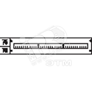 Пластрон AS31 150х750мм (3ряда,1рейка) - ABB
