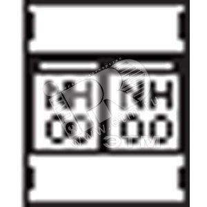 Пластрон для 1 NH00 1ряд/2 рейки | AG65 | ABB