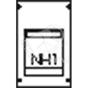 Пластрон для 1 NH1 1ряд/3 рейки | AG72 | ABB