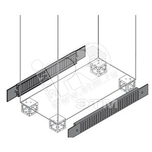 Фланец цоколя вент 100X1000мм ВXШ (2 шт) - ABB