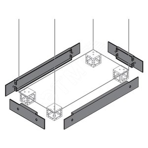 Фланец цоколя 100х1000мм ВхШ (2шт) | ZN1000 | ABB - ABB
