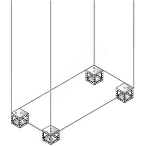 Элементы цоколя угловые H=100мм (4шт) - ABB