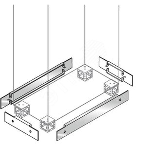 Фланцы усилит. ,нерж.ст. Ш=400,(2 шт) | ZN4001X | ABB
