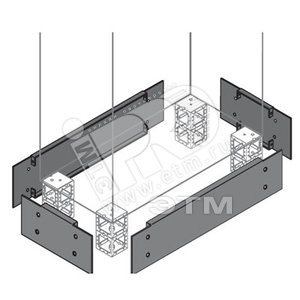 Фланец цоколя 200х400мм (2 шт)