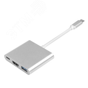 Хаб 3 в 1, USB Type C на HDMI, USB 3.0 - Greenconnect