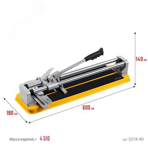 Плиткорез 400 мм PROFESSIONAL - фото 8