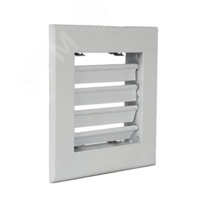 Решетка однорядная алюминиевая 1WA 200x200 - VentART