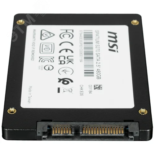 Накопитель SSD 2.5'' 480GB SPATIUM S270, SATAIII, 3D NAND, 500/450 Мб/с - фото 6