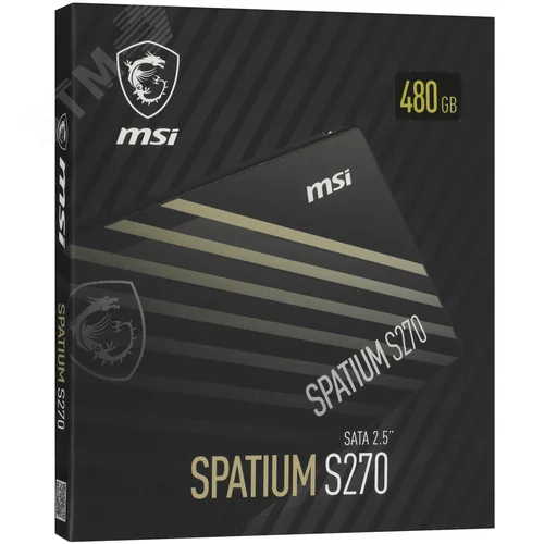 Накопитель SSD 2.5'' 480GB SPATIUM S270, SATAIII, 3D NAND, 500/450 Мб/с - фото 7