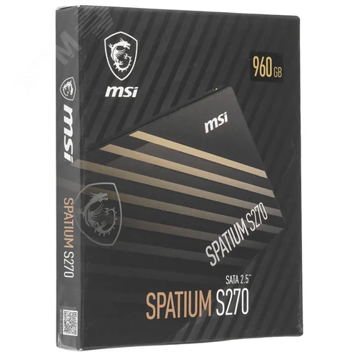 Накопитель SSD 2.5'' 960GB SPATIUM S270, SATAIII, 3D NAND, 500/450 Мб/с - фото 7