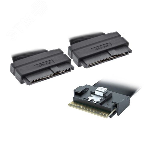 Кабель Slimline LP X8 (STR) на 2 SFF8639 2x4 Ph4 - артикул 123363