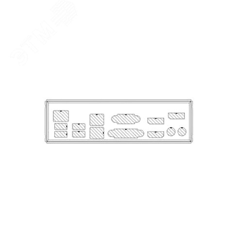Заглушка панели для материнской платы X13SAZ-F - артикул 174652