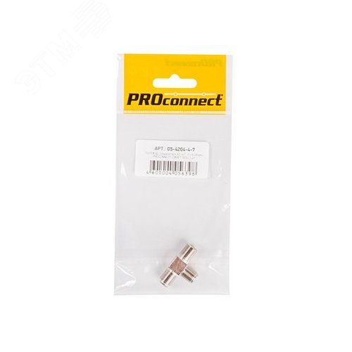Переход соединитель x3 гнезда F тройник - REXANT