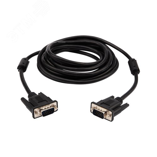 Шнур VGA - VGA с ферритами, длина 1,8 метра, черный PROconnect (etm17-5503-6) - REXANT