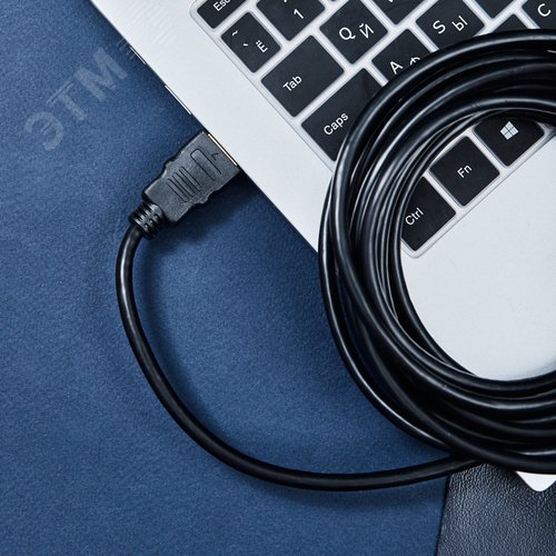 Кабель HDMI - HDMI 1.4, 5м, Gold - фото 7