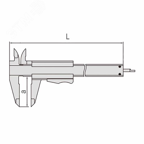 Штангенциркуль ШЦ-1-150/40мм 0,02мм DIN862 - фото 2