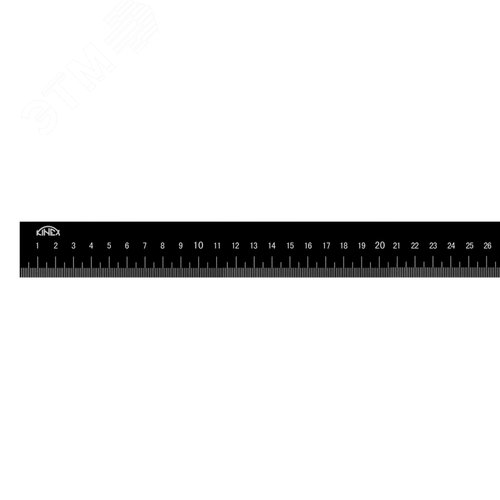 Линейка алюминиевая толстая 1000х32х5,0мм DIN866B - Ruko