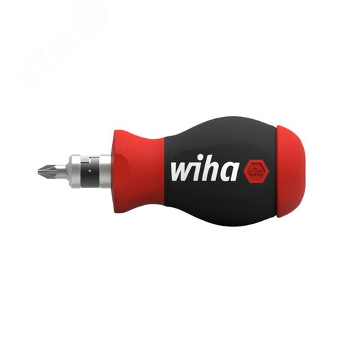 Отвертка с насадками Stubby SL/PH/PZ/TORX/HEX 57мм 7шт Doppelbit 3802-01 - Ruko