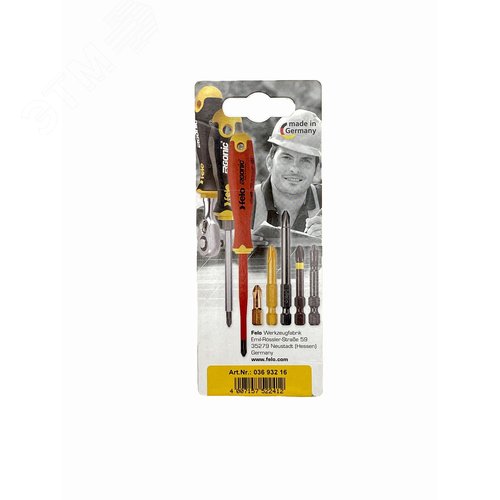 Биты TX15/TX20/TX25 50мм, серия Industrial, 3 шт в блистере - фото 3
