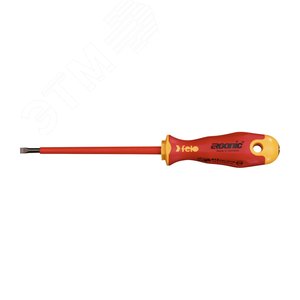 Отвертка диэлектрическая Ergonic плоская шлицевая 8,0X1,2X175 - FELO