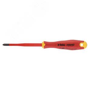 Отвертка диэлектрическая PH 1 +/- E-Slim Ergonic - FELO
