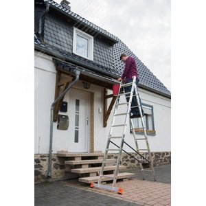 Лестница двухсекционная универсальная DUBILO 2х9 - фото 5