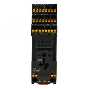 Розетка с push in клеммами для реле RP4.34 и модуля PM8, 10А - фото 2