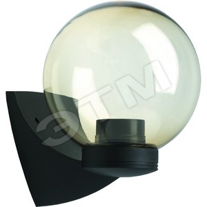 Светильник НБУ-60w вверх E27 IP43 дымчатый BRACKET (160066 d=200) - LENA LIGHTING