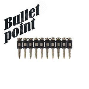 Гвозди усиленные для монтажного пистолета по бетону  и металлу  CN EG bullet point 3,05х32 мм (1000 шт) - фото 2