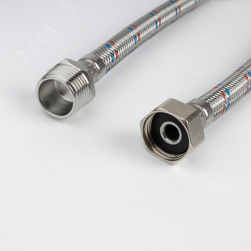 Гибкая подводка F1/2xM1/2 SS304 латунь 03 м - IDDIS