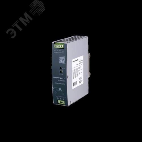 Импульсный блок питания SMARTWATT PSE DRN 1275 S-POWER, 12 В, 75 Вт, 6,3 А - SmartWatt